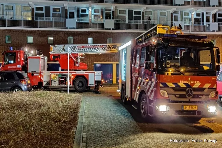 Brand in flat Colijnstraat