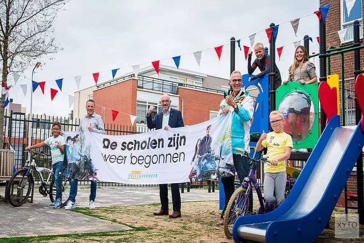 Start campagne ‘De scholen zijn weer begonnen’ in Katwijk