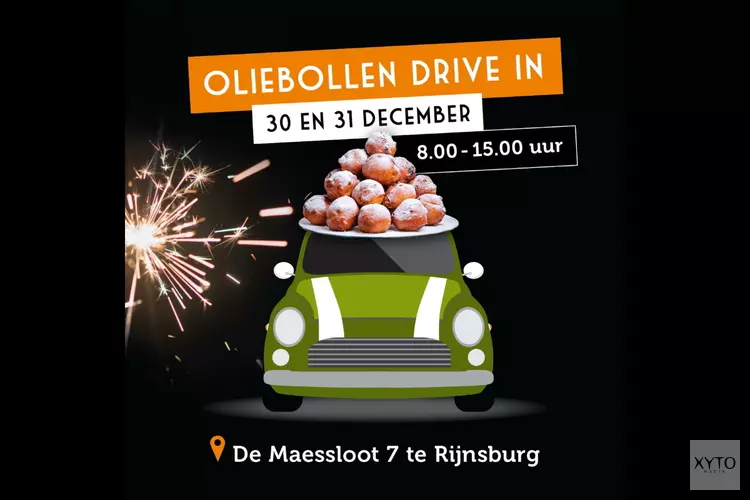 Bakker van Maanen organiseert oliebollen DRIVE IN bij de bakkerij in Rijnsburg