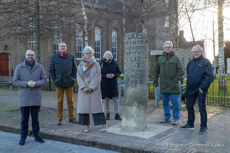 Romeinse mijlpaal dichtbij het hart van Vereniging Oud Valkenburg