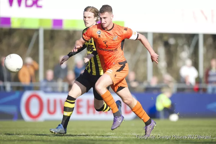 Jong FC Volendam pakt belangrijke driepunter bij Rijnsburgse Boys