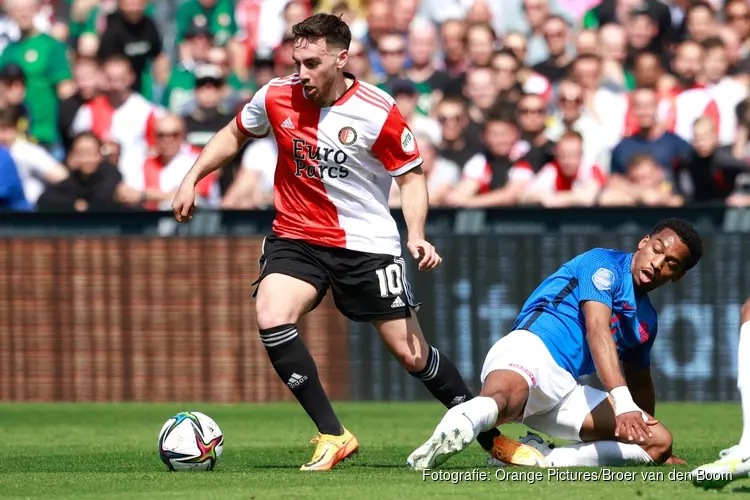 Feyenoord in blessuretijd langs FC Utrecht