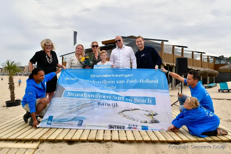 Beachclub Surf en Beach uitgeroepen tot Beste Paviljoen van Zuid-Holland en Katwijk scoort vier sterren voor schoon strand