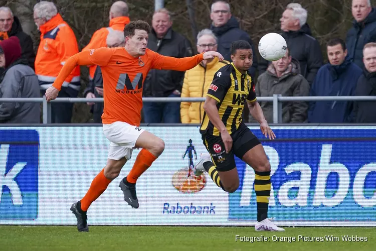 Rijnsburgse Boys klopt HHC in topper. Katwijk wint in Tiel