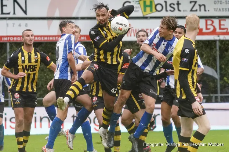 Derby tussen Rijnsburgse Boys en Quick Boys onbeslist